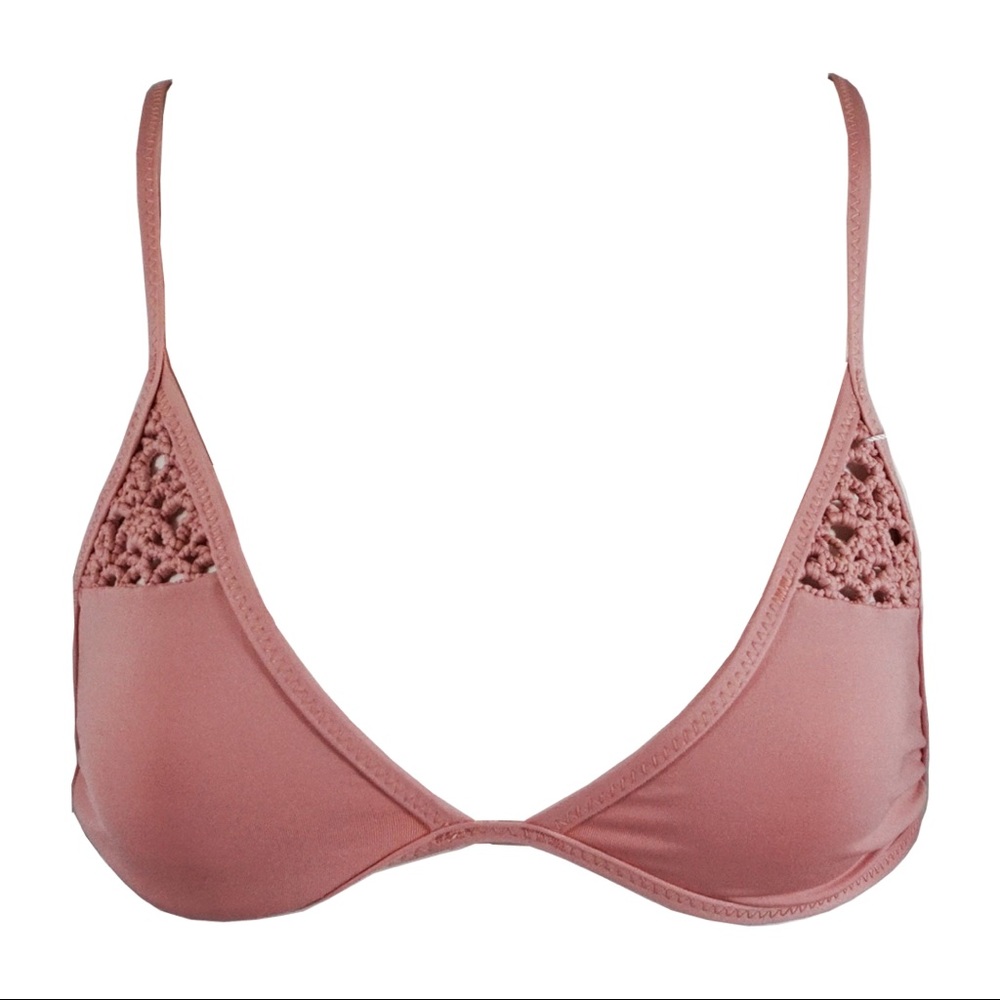Frankie's Bikinis Tanner Top in Vintage Rose